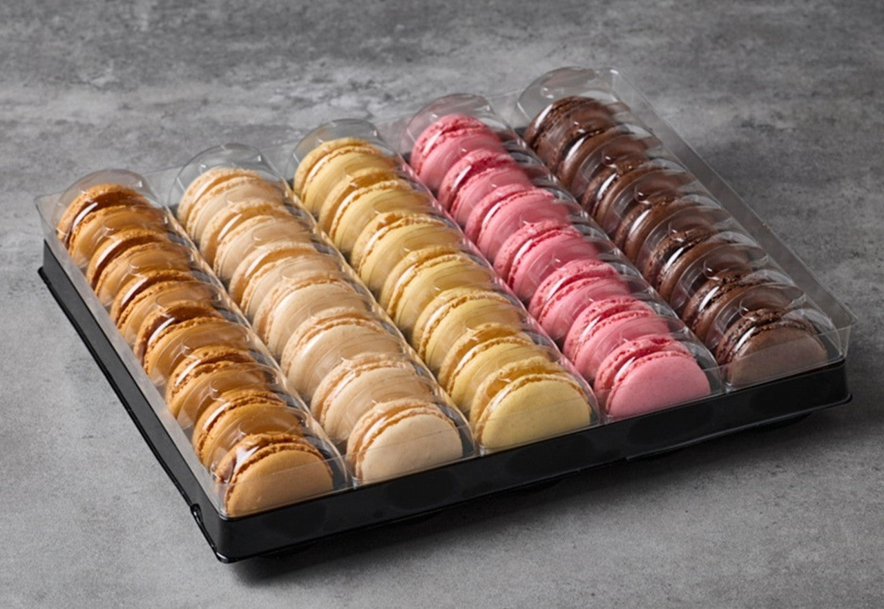 Looma's Assorted Macarons Pkt 36 (Straw, Choc, Pist, Salted Caramel)