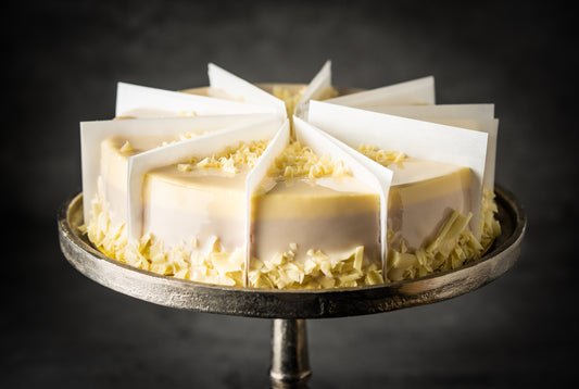 Looma's Vanilla Raspberry (GF) Cake 8" Sliced into 10