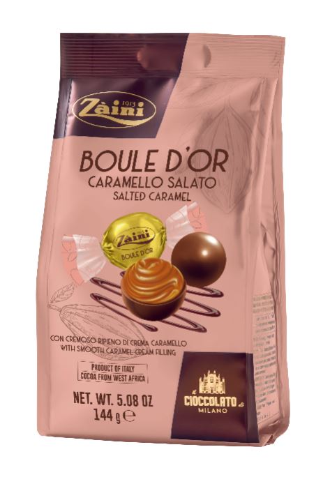 BOX OF 12 Zaini 144g Boule D'Or Salted Caramel