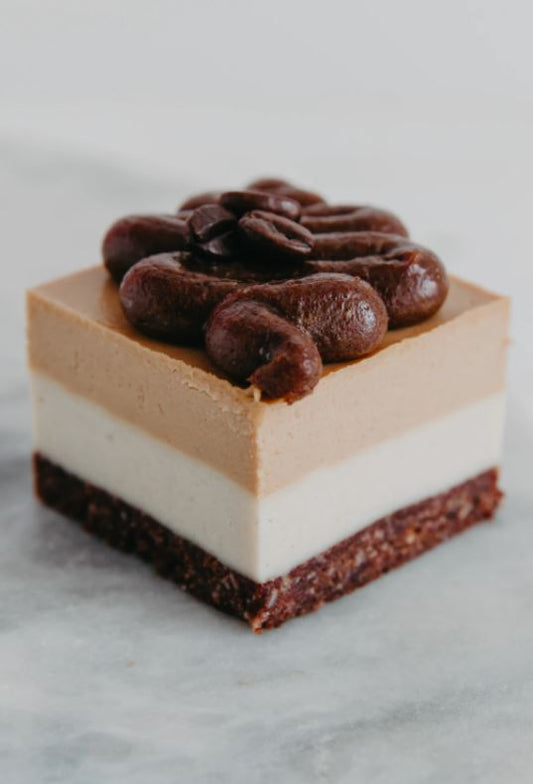 Nourishing By Sally Caramel Latte Cheesecake 12 pieces