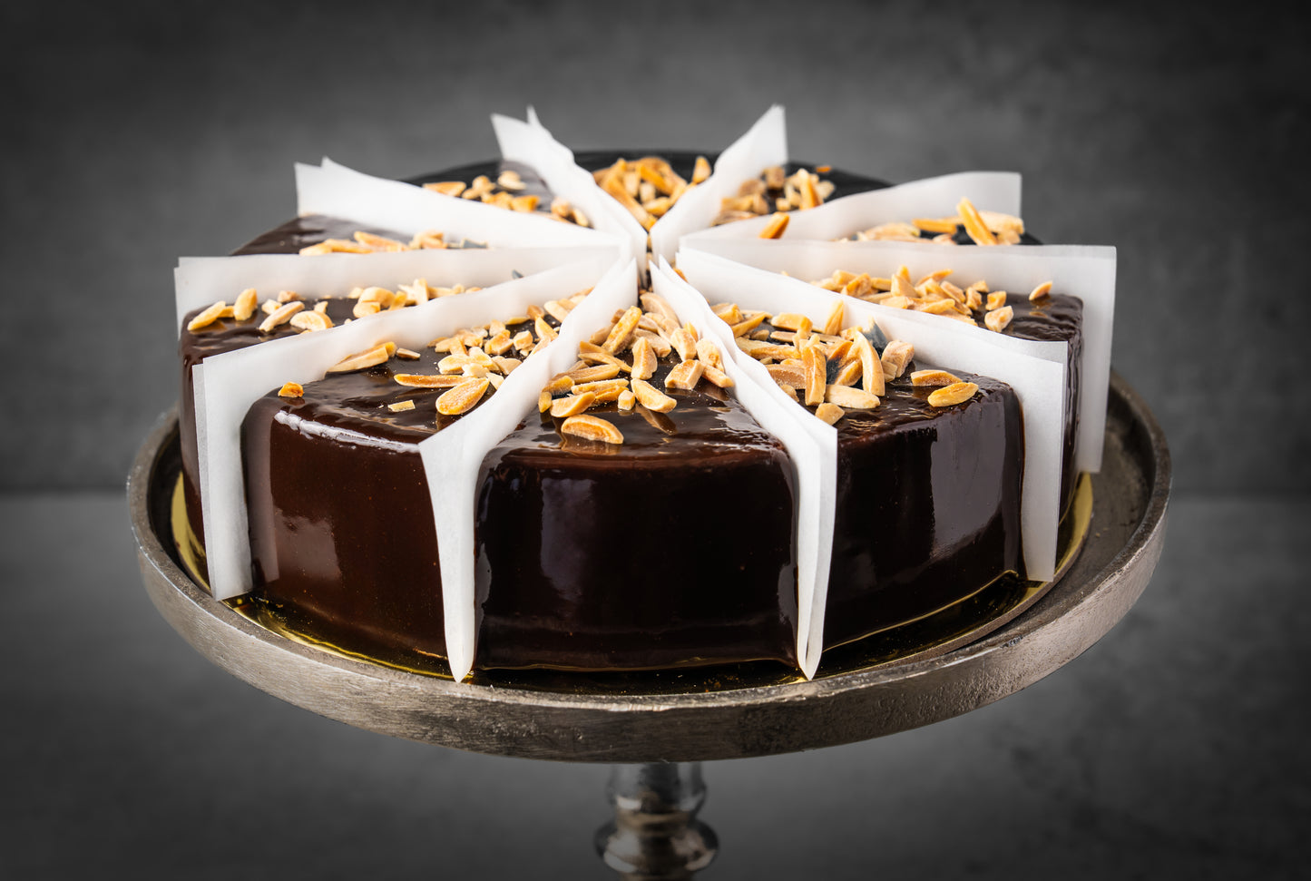 Looma's Chocolate Mud Cake (V) (GF) Cake 8" Sliced into 10