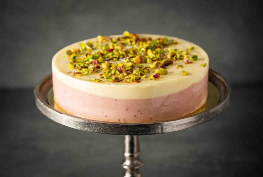 Looma's Vanilla Raspberry (GF) Cake 8" Sliced into 10